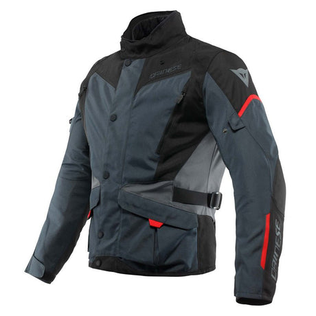 DAINESE TEMPEST 3 D - DRY JACKET EBONY/BLACK/LAVA - RED (64) - DRIVEN Canada's Powersports 80510194051421654642 - 80E - 64