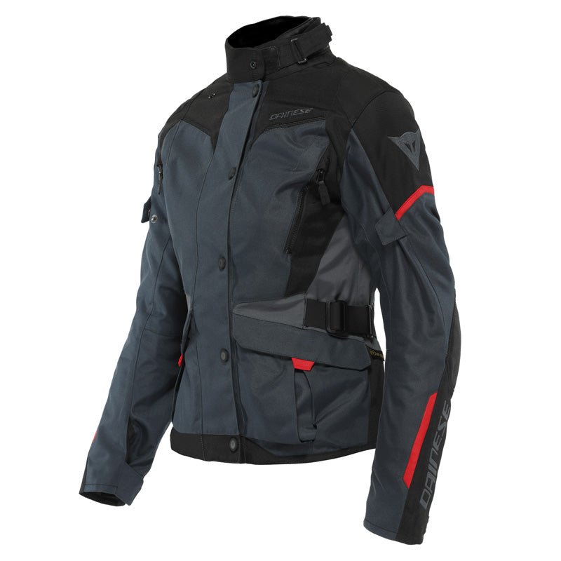 DAINESE TEMPEST 3 D - DRY LADY JACKET EBONY/BLACK/LAVA - RED (54) - DRIVEN Canada's Powersports 80510194056472654642 - 80E - 38