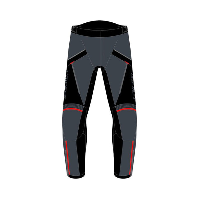 DAINESE TEMPEST 3 D - DRY LADY PANTS EBONY/BLACK/LAVA - RED (54) - DRIVEN Canada's Powersports 80510194058452674591 - 80E - 42