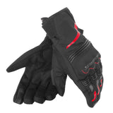 DAINESE TEMPEST UNISEX D - DRY SHORT GLOVES BLACK/RED (3XS) - DRIVEN Canada's Powersports 80526441635681815872 - R08 - L