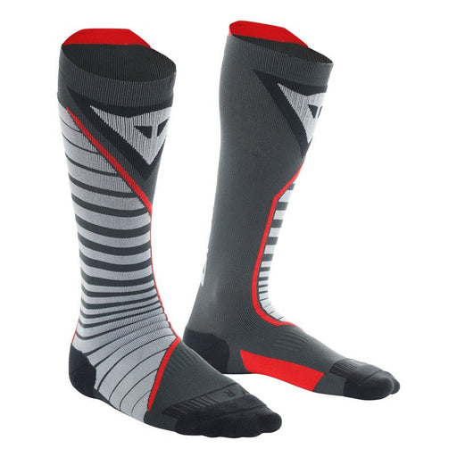 DAINESE THERMO LONG SOCKS - BLACK/RED (3941) (1996273-606-3941) - Driven Powersports Inc.80510195102281996273-606-3941