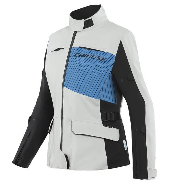 DAINESE TONALE LADY D - DRY XT JACKET GLACIER - GRAY/PERFORMANCE - BLUE/BLACK (46) (2654616 - 65C - 46) - DRIVEN Canada's Powersports 80510192546962654616 - 65C - 46