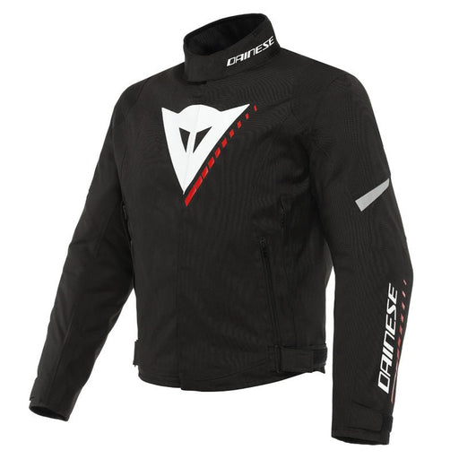 DAINESE VELOCE D-DRY JACKET - BLACK/WHITE/RED (60) - Driven Powersports Inc.80510193841571654631-A66-52