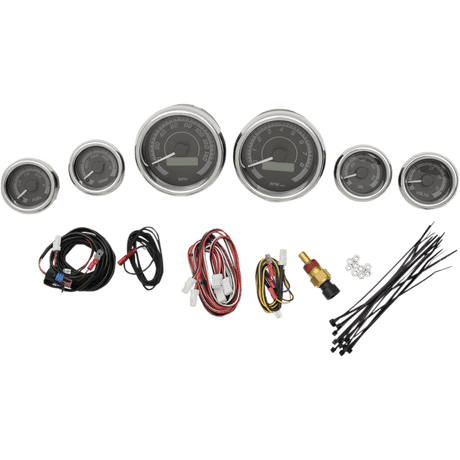 DAKOTA DIGITAL 04 - 13 FLHT SIX GAUGE - DRIVEN Canada's Powersports MVX - 8604 - KG - C