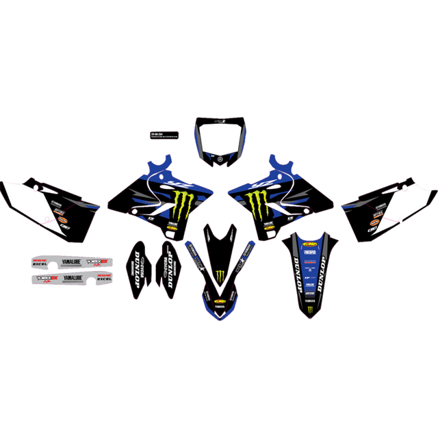 D'COR VISUALS CMPLT KIT 23.5/24 MONSTER STAR YAM YZ 125/250 (15 - 21) BG - DRIVEN Canada's Powersports 20 - 50 - 234
