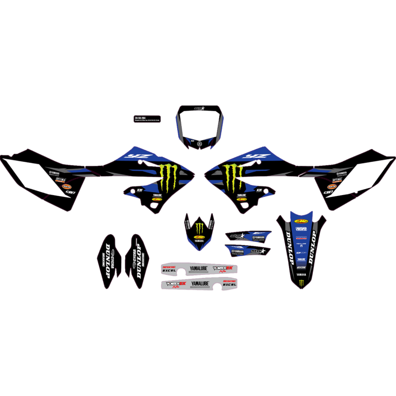 D'COR VISUALS CMPLT KIT 23.5/24 MONSTER STAR YAM YZ 125/250 (20 - 50 - 264) - DRIVEN Canada's Powersports 20 - 50 - 264