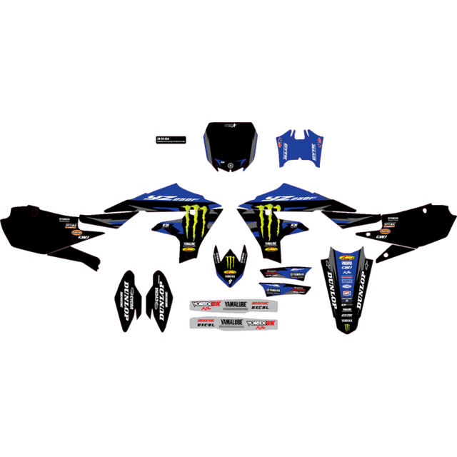 D'COR VISUALS CMPLT KIT 23.5/24 MONSTER STAR YAM YZ 250F (20 - 50 - 404) - DRIVEN Canada's Powersports 20 - 50 - 404