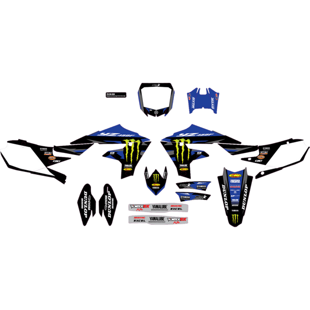D'COR VISUALS CMPLT KIT 23.5/24 MONSTER STAR YAM YZ 450 (18 - 22) BG - DRIVEN Canada's Powersports 20 - 50 - 604