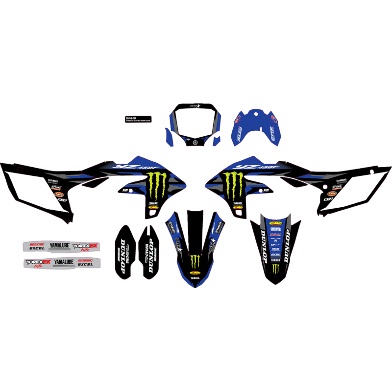 D'COR VISUALS CMPLT KIT 23.5/24 MONSTER STAR YAM YZ 450F (20 - 50 - 704) - DRIVEN Canada's Powersports 20 - 50 - 704