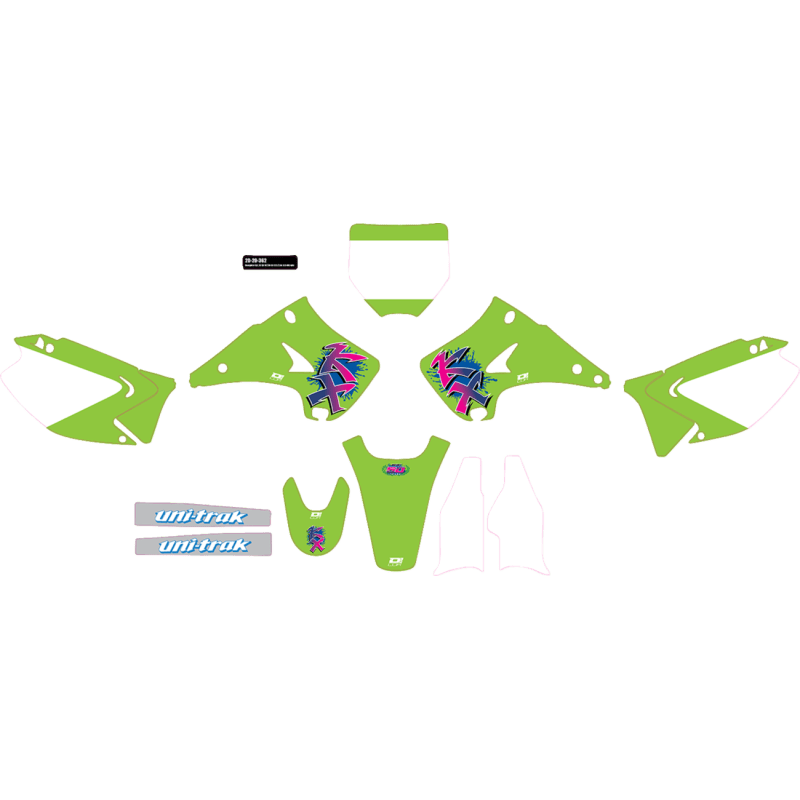 D'COR VISUALS CMPLT KIT 93 KX RETRO KX 125/250 (03 - 08) BG - DRIVEN Canada's Powersports 20 - 20 - 362