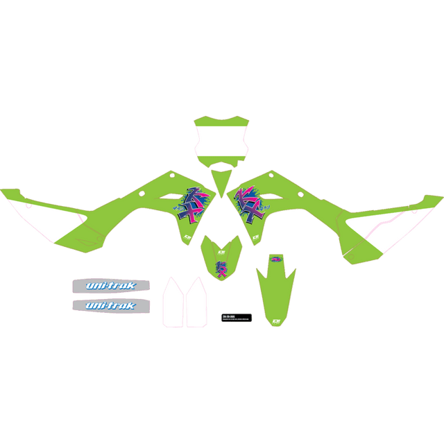 D'COR VISUALS CMPLT KIT 93 KX RETRO KX 450 (24) BG - DRIVEN Canada's Powersports 20 - 20 - 365