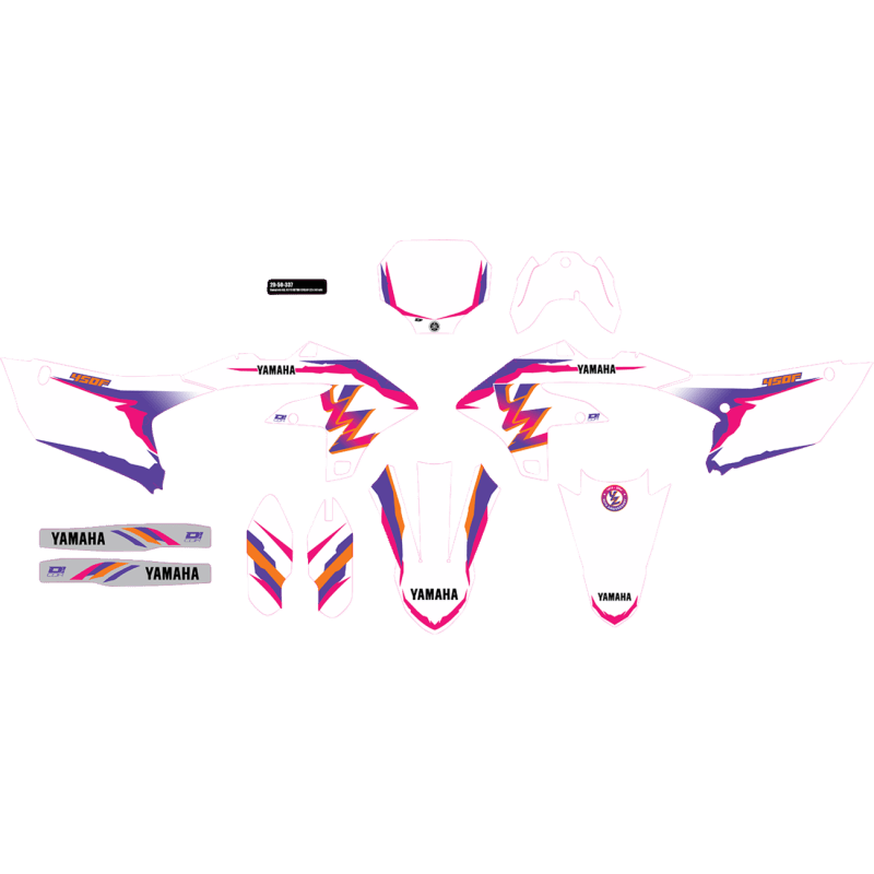 D'COR VISUALS CMPLT KIT 93 YZ RETRO YZ 450 (23 - 24) BG - DRIVEN Canada's Powersports 20 - 50 - 337