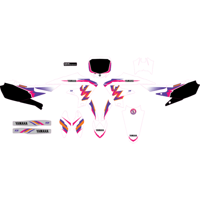 D'COR VISUALS CMPLT KIT 93 YZ RETRO YZF 250 (19 - 23) BG - DRIVEN Canada's Powersports 20 - 50 - 334