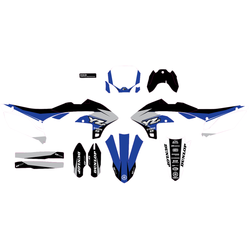 D'COR VISUALS COMPLETE KIT COR9 YAMAHA YZF250 (24) 450 (23 - 24) BG - DRIVEN Canada's Powersports 20 - 50 - 482