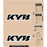 D'COR VISUALS DCOR KYB DECAL KIT - DRIVEN Canada's Powersports 40 - 80 - 143