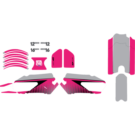 D'COR VISUALS GRAPHIC KIT STACYC - DRIVEN Canada's Powersports 10 - 80 - 203
