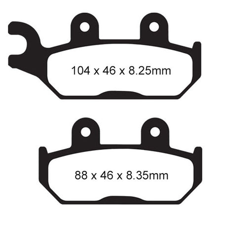 DEMON BRAKE PADS (FA645R) (PATP - 1220) - DRIVEN Canada's Powersports 210 - 645RPATP - 1220