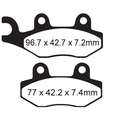 DEMON BRAKE PADS SINTERED (FA135R) (PATP - 1009) - DRIVEN Canada's Powersports 840844005560PATP - 1009