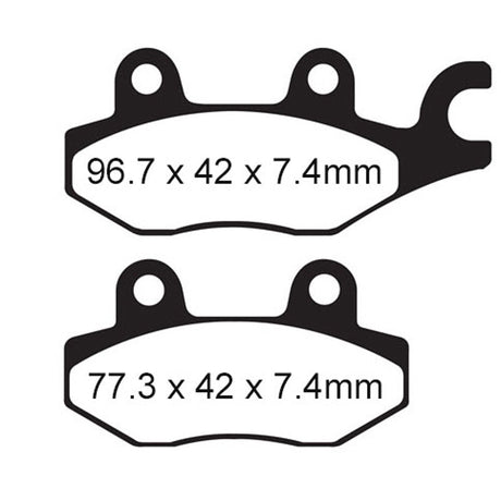 DEMON BRAKE PADS SINTERED (FA165R) (PATP - 1010) - DRIVEN Canada's Powersports 840844005553PATP - 1010