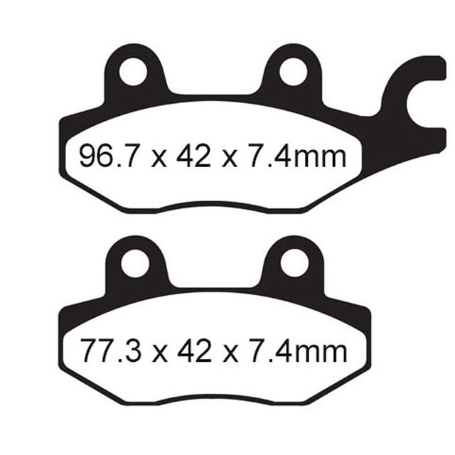 DEMON BRAKE PADS SINTERED (FA165R) (PATP - 1010) - DRIVEN Canada's Powersports 840844005553PATP - 1010
