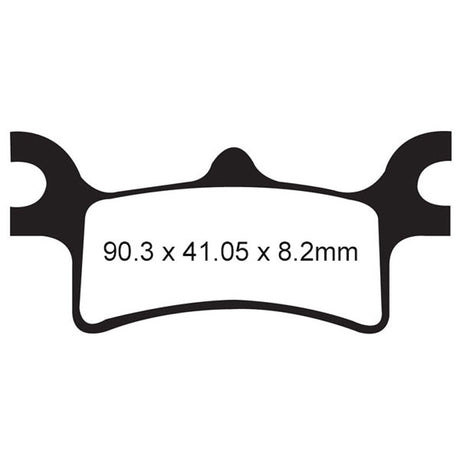 DEMON BRAKE PADS SINTERED (FA314R) (PATP - 1104) - DRIVEN Canada's Powersports 840844006017PATP - 1104