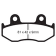 DEMON BRAKE PADS SINTERED (FA323R) (PATP - 1021) - DRIVEN Canada's Powersports 210 - 323RPATP - 1021