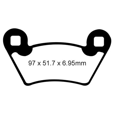 DEMON BRAKE PADS SINTERED (FA354R) (PATP - 1106) - DRIVEN Canada's Powersports 840844005829PATP - 1106