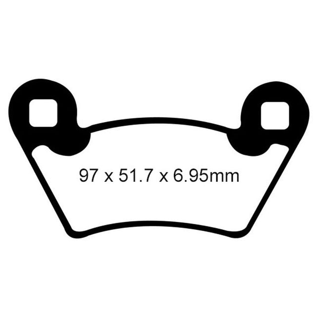 DEMON BRAKE PADS SINTERED (FA354R) (PATP - 1106) - DRIVEN Canada's Powersports 840844005829PATP - 1106