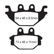 DEMON BRAKE PADS SINTERED (FA377R) (PATP - 1117) - DRIVEN Canada's Powersports 840844005539PATP - 1117