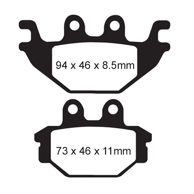 DEMON BRAKE PADS SINTERED (FA377R) (PATP - 1117) - DRIVEN Canada's Powersports 840844005539PATP - 1117