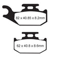 DEMON BRAKE PADS SINTERED (FA414R) (PATP - 1129) - DRIVEN Canada's Powersports 840844005850PATP - 1129