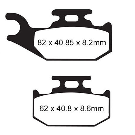DEMON BRAKE PADS SINTERED (FA414R) (PATP - 1129) - DRIVEN Canada's Powersports 840844005850PATP - 1129