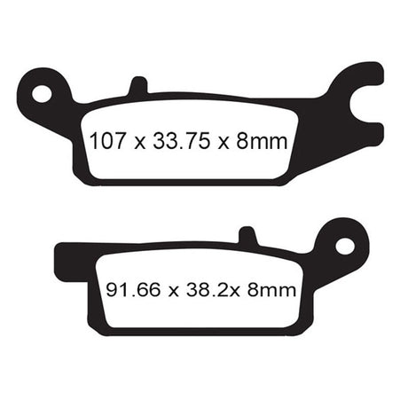 DEMON BRAKE PADS SINTERED (FA443R) (PATP - 1146) - DRIVEN Canada's Powersports 840844005867PATP - 1146