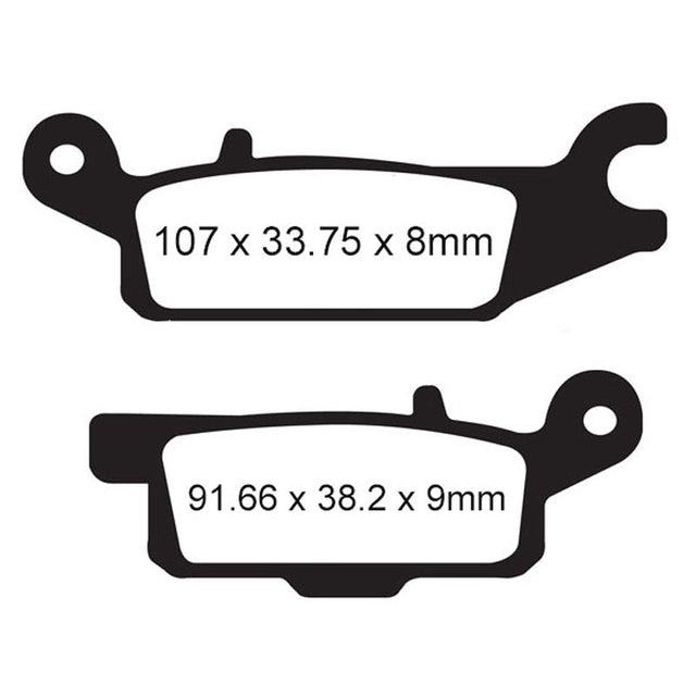 DEMON BRAKE PADS SINTERED (FA445R) (PATP - 1111) - DRIVEN Canada's Powersports 840844006062PATP - 1111