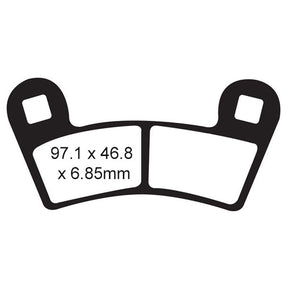 DEMON BRAKE PADS SINTERED (FA456R) (PATP - 1119) - DRIVEN Canada's Powersports 840844005805PATP - 1119