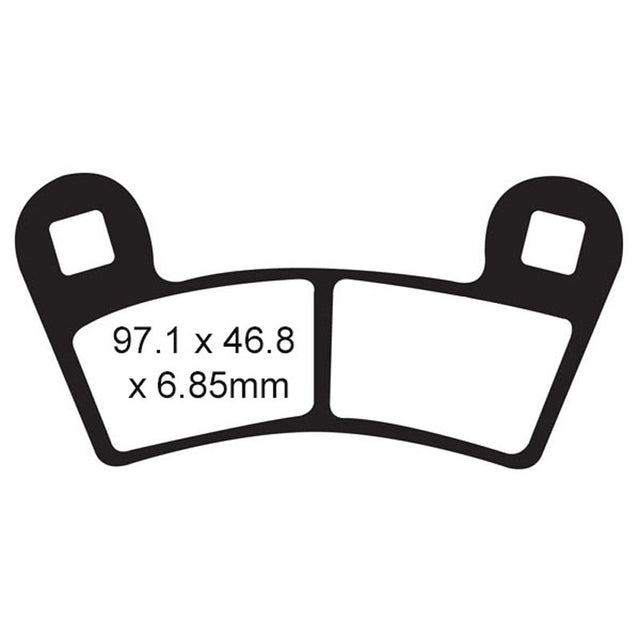 DEMON BRAKE PADS SINTERED (FA456R) (PATP - 1119) - DRIVEN Canada's Powersports 840844005805PATP - 1119