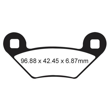 DEMON BRAKE PADS SINTERED (FA475R) (PATP - 1118) - DRIVEN Canada's Powersports 840844005812PATP - 1118