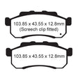 DEMON BRAKE PADS SINTERED (FA476R) (PATP - 1155) - DRIVEN Canada's Powersports 840844005713PATP - 1155