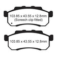 DEMON BRAKE PADS SINTERED (FA477R) (PATP - 1156) - DRIVEN Canada's Powersports 840844005720PATP - 1156