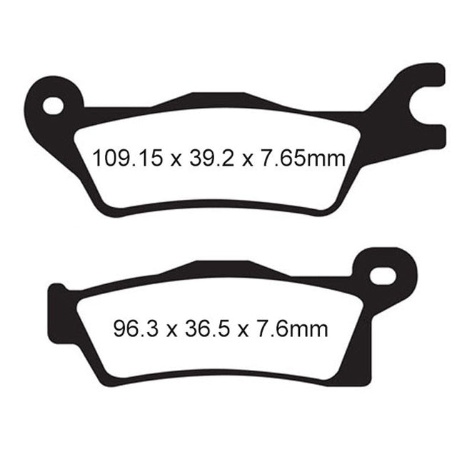 DEMON BRAKE PADS SINTERED (FA618R) (PATP - 1123) - DRIVEN Canada's Powersports 840844005614PATP - 1123