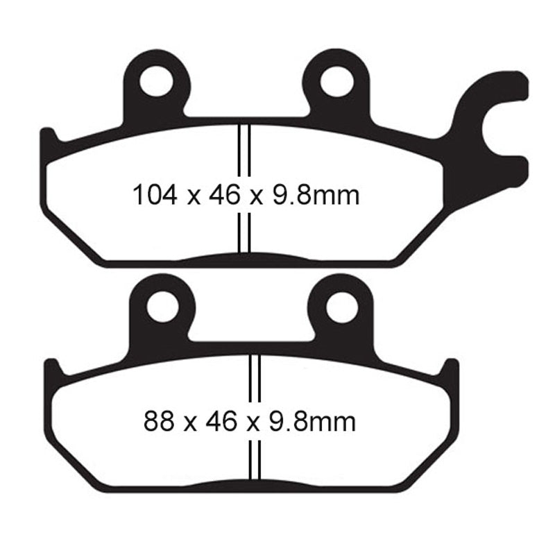 DEMON BRAKE PADS SINTERED (FA642R) (PATP - 1219) - DRIVEN Canada's Powersports 840844005638PATP - 1219