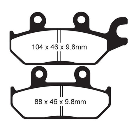 DEMON BRAKE PADS SINTERED (FA642R) (PATP - 1219) - DRIVEN Canada's Powersports 840844005638PATP - 1219