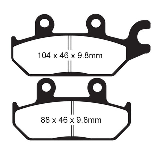 DEMON BRAKE PADS SINTERED (FA642R) (PATP - 1219) - DRIVEN Canada's Powersports 840844005638PATP - 1219