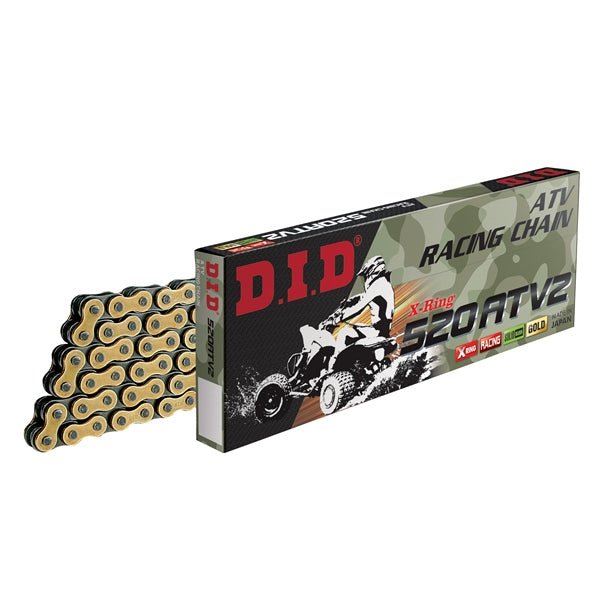DID 520ATV2 CHAIN 110L (GOLD) - DRIVEN Canada's Powersports 4525516904353M520ATV2110FB
