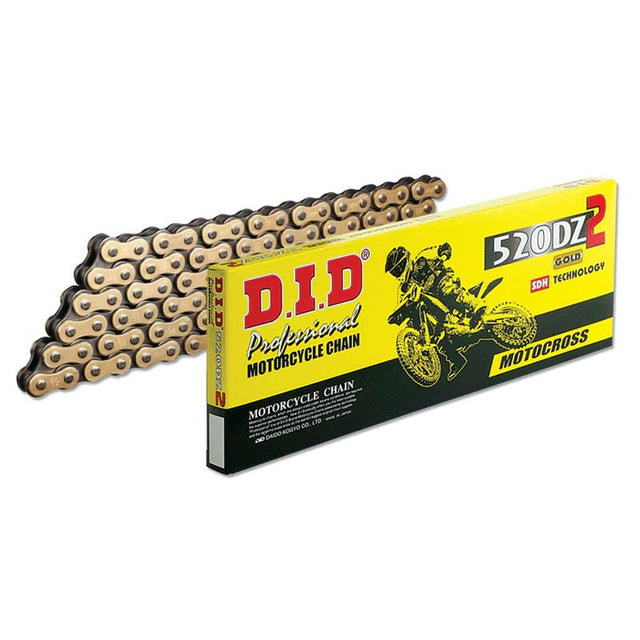 DID 520DZ2 CHAIN 100L (GOLD) - DRIVEN Canada's Powersports 4525516380157M520DZ2X100RB