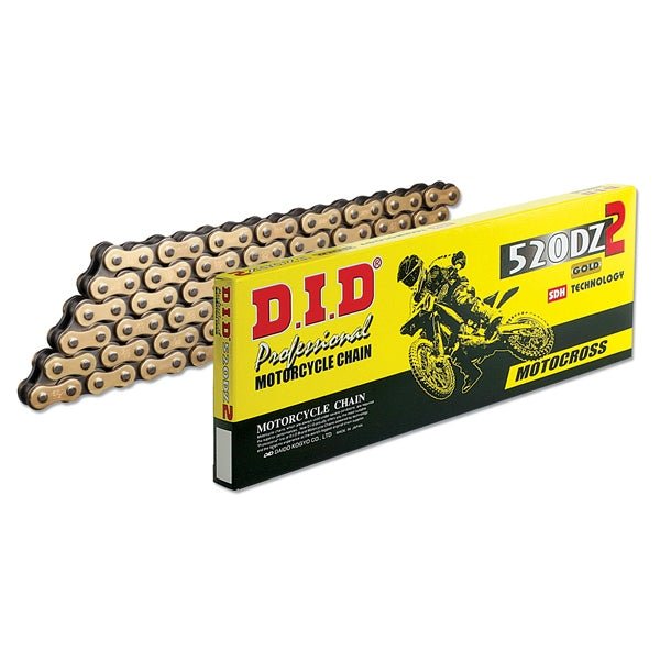 DID 520DZ2 CHAIN 120L (GOLD) (M520DZ2X120RB) - DRIVEN Canada's Powersports 4525516380256M520DZ2X120RB