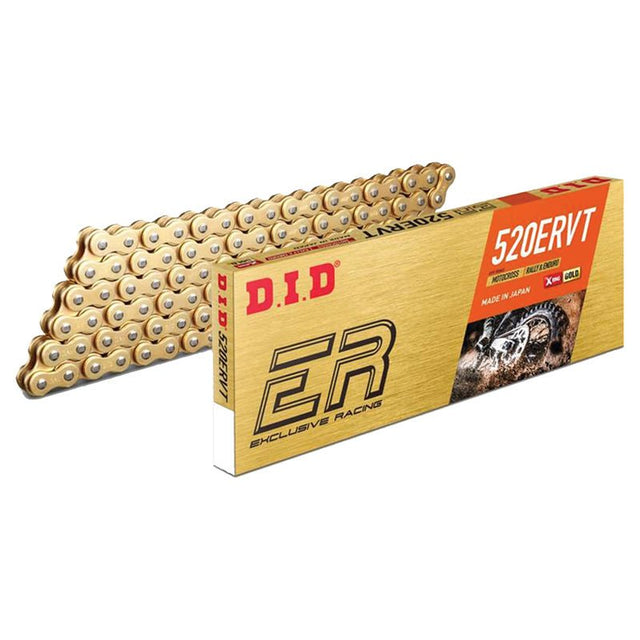 DID 520ERVT CHAIN 124L (GOLD) (M520ERVT124FB) - DRIVEN Canada's Powersports 4525516358279M520ERVT124FB