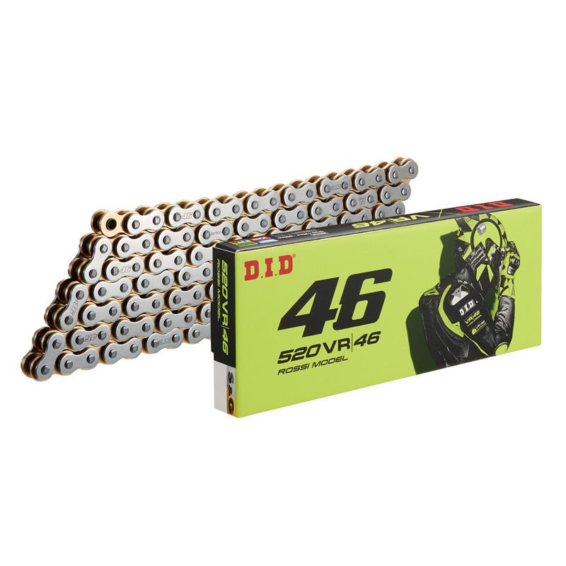 DID 520VR46 CHAIN 126L (GOLD) - DRIVEN Canada's Powersports 4525516248280M520VR46SG126