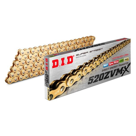 DID 520ZVMX GOLD CHAIN 120L (GOLD) - DRIVEN Canada's Powersports 4525516330251M520ZVMXG120Z
