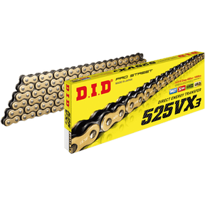 DID 525VX3 X 130 G CHAIN (525VX3GX130ZB) - DRIVEN Canada's Powersports 4525516395304525VX3GX130ZB